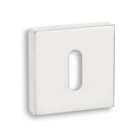Rozeta kwadratowa CONVEX QR5 biały matowy klucz